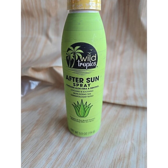 Wild Tropics After Sun Spray Aloe Vera & Menthol Cooling & Soothing-EXP 2/26 - Picture 1 of 4
